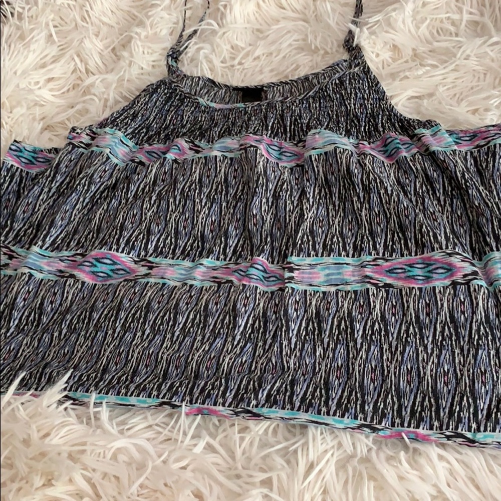 H&M multicolor spaghetti strap dress